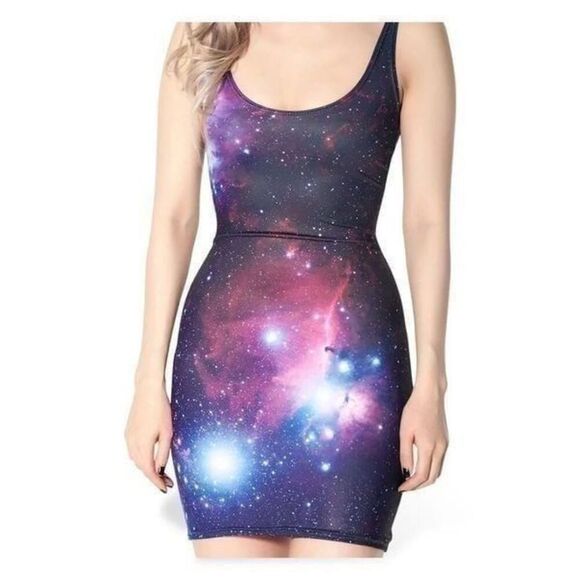 BlackMilk Purple Galaxy Minidress XS - Picture 4 of 9